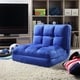 Loungie Microsuede 5-position Convertible Flip Chair/ Sleeper - Thumbnail 28
