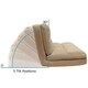 Loungie Microsuede 5-position Convertible Flip Chair/ Sleeper - Thumbnail 12