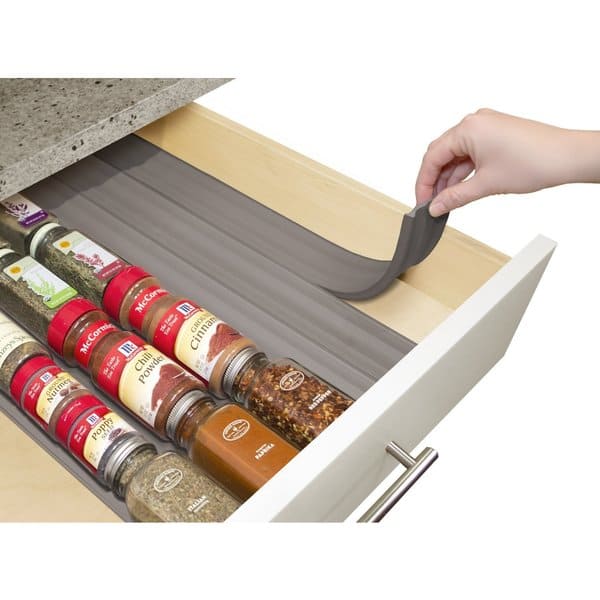 Shop Youcopia Spiceliner Grey Foam In Drawer Spice Organizers Set