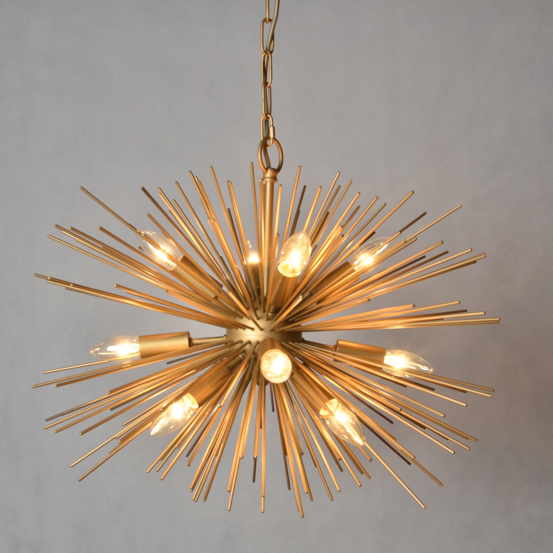 12 light gold chandelier