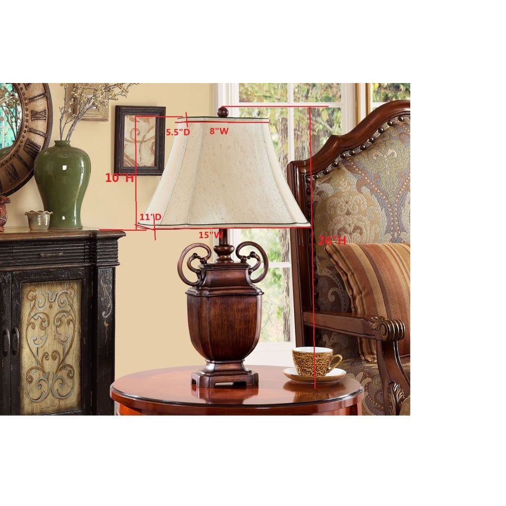 set of two table lamps
