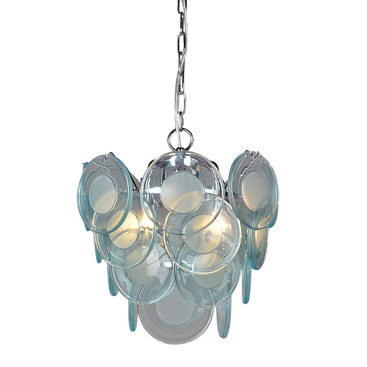 Y-Decor 4 Light Chandelier in Chrome finish (Chrome) - Chandeliers For Bedrooms by Overstock.com