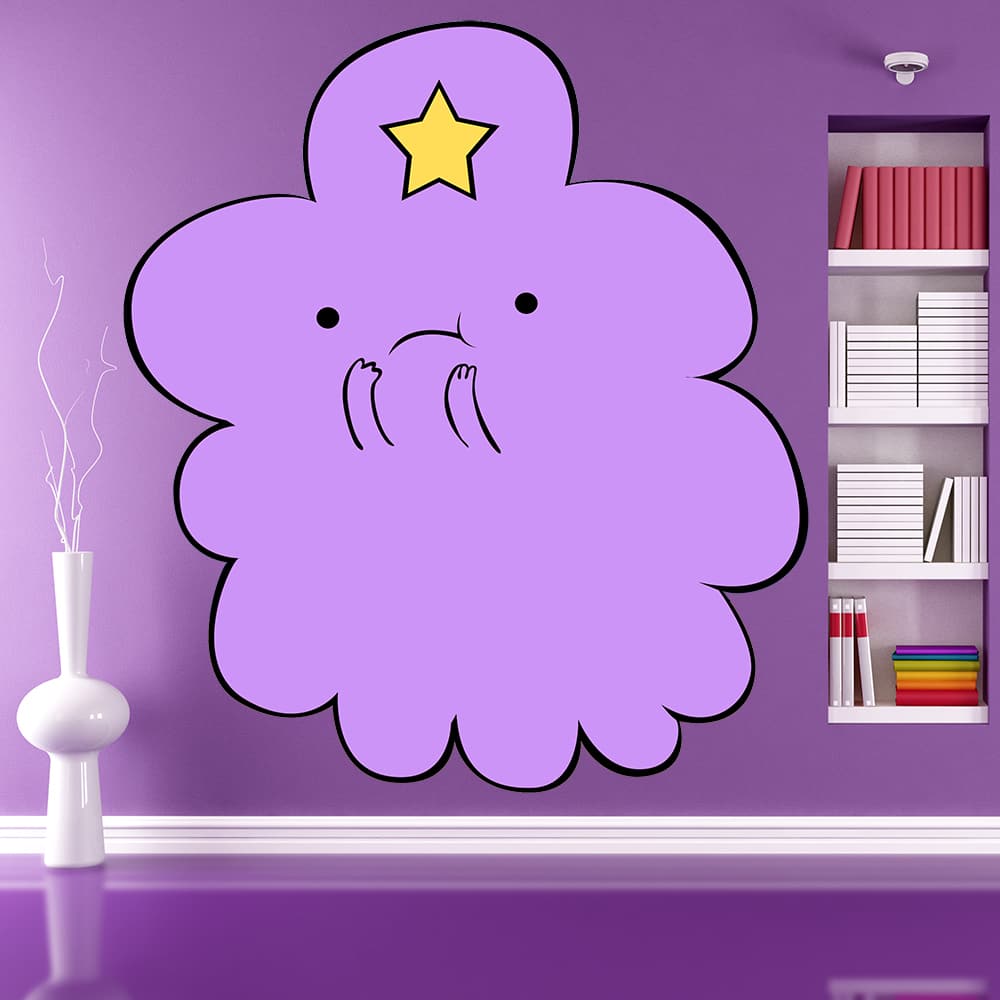 Full Color Lumpy Space Princess Full Color Wall Decal Sticker Sticker Decal size 44x52