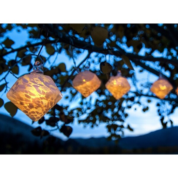 glow solar string lights