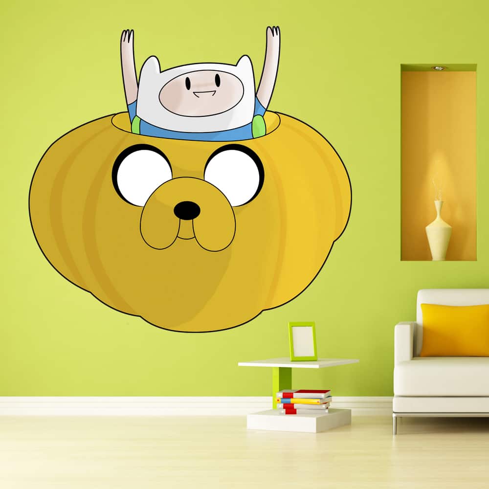 Full Color Adventure Time Finn Boy Full Color Wall Decal Sticker Sticker Decal size 48x48