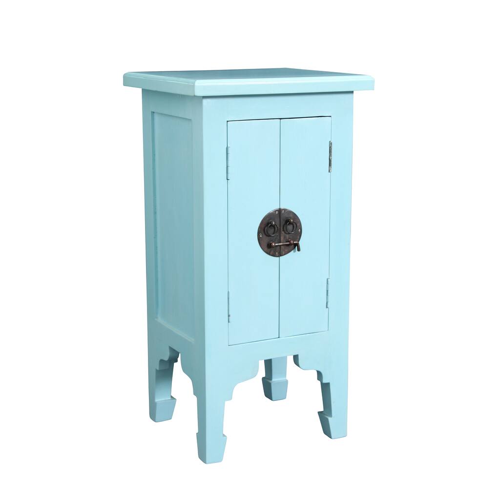 Handmade NES Chany Solid Mahogany 28-inch Bedside Table (Indonesia)