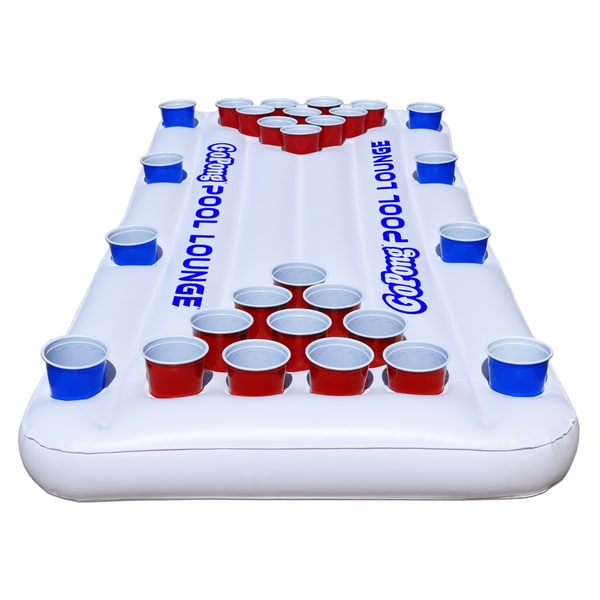 Gopong Pool Lounge Beer Pong Inflatable With Social Floating