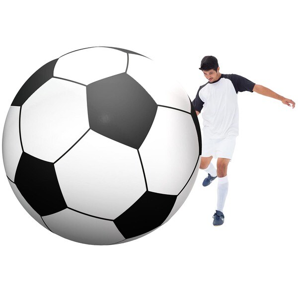 GoFloats Giant 6-foot Inflatable Soccer Ball