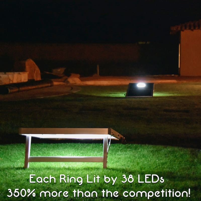 GoSports Regulation Size LED Light-up Cornhole Set