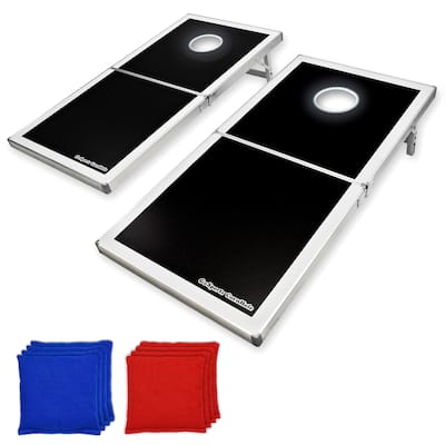 GoSports Regulation Size LED Light-up Cornhole Set