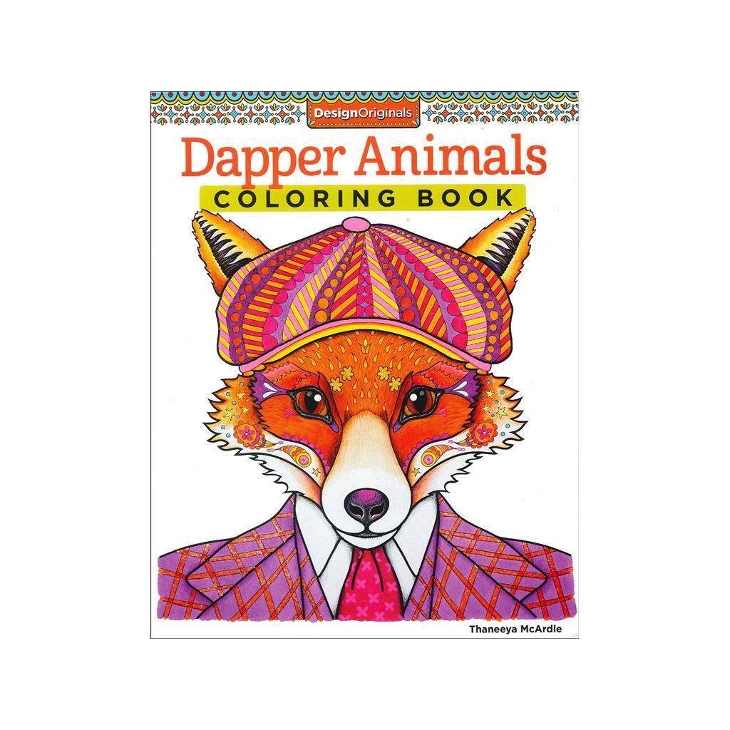 Download Design Originals Dapper Animals Coloring Book Overstock 14822202