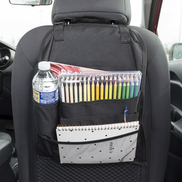 5 Pocket Over The Seat Hanging Travel Organizer Interior Storage Accessory For Car Truck Suv Van Rv By Stalwart Overstock