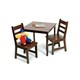 Shop Lipper Children's Walnut Chair Set - Free Shipping Today