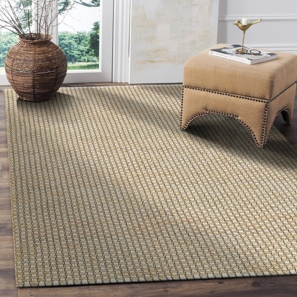 Shop LR Home Hand Loomed Natural Fiber Dockside Indigo Jute/ Chenille Rug 9' x 12' Free