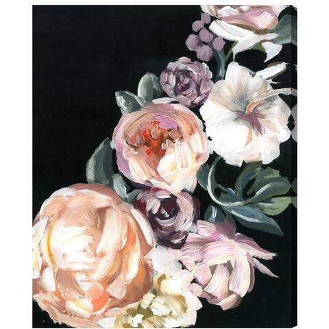 Oliver Gal 'Opaques' Floral and Botanical Wall Art Canvas Print - Orange, Green