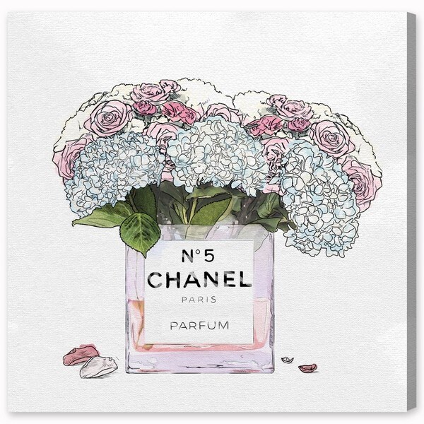 Oliver Gal 'Fancy Bouquet' Canvas Art - White - Free Shipping Today ...