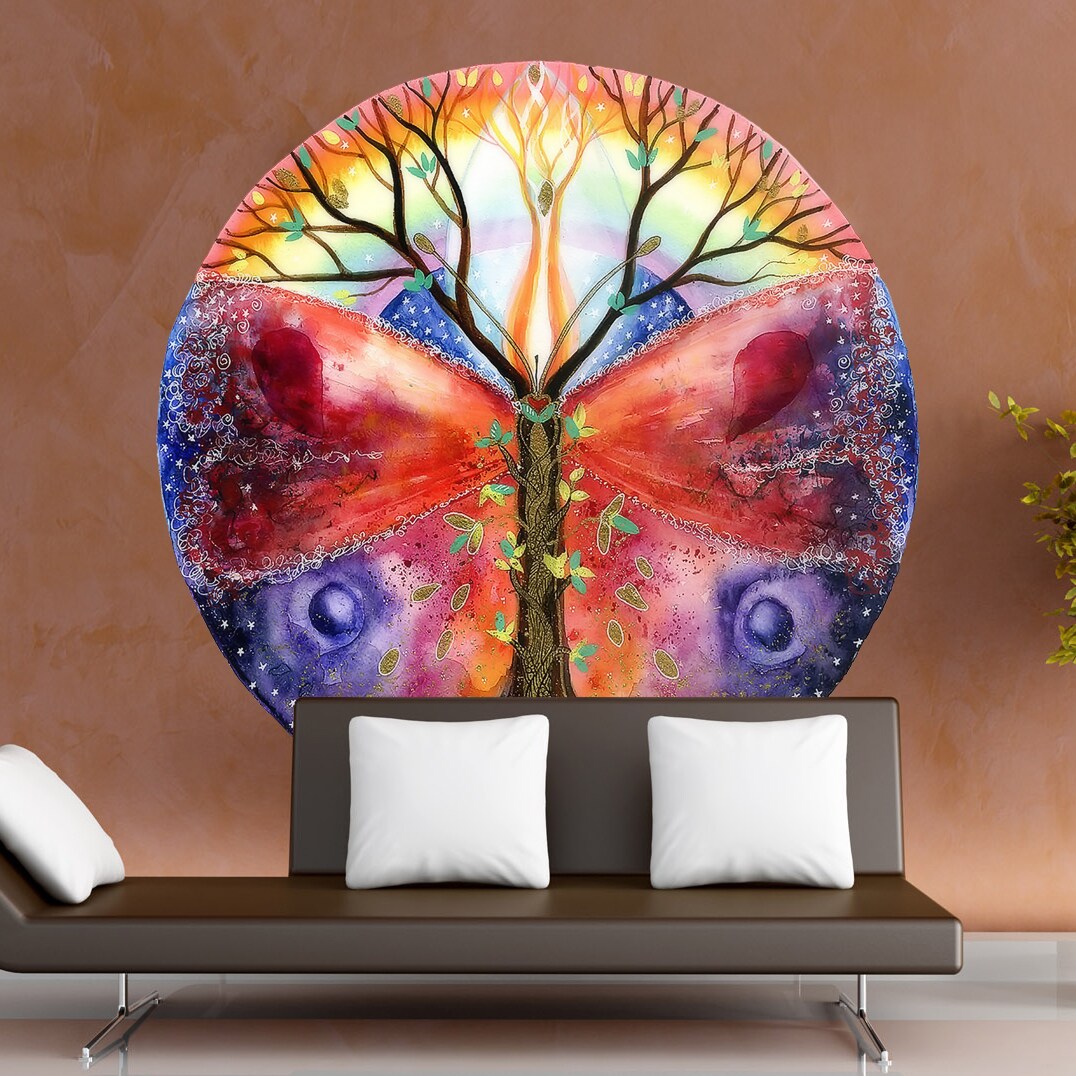 Shop Full Color India Mandala Yoga Ornament Buddha Full Color Wall