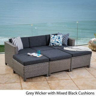 Puerta Wicker Daybed Set Christopher Knight Home