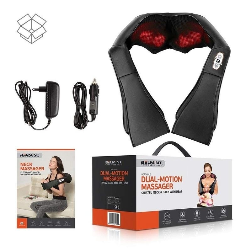 Belmint Shiatsu Neck Massager & Shoulder Massager with Heat (As Is Item) -  Bed Bath & Beyond - 24224513