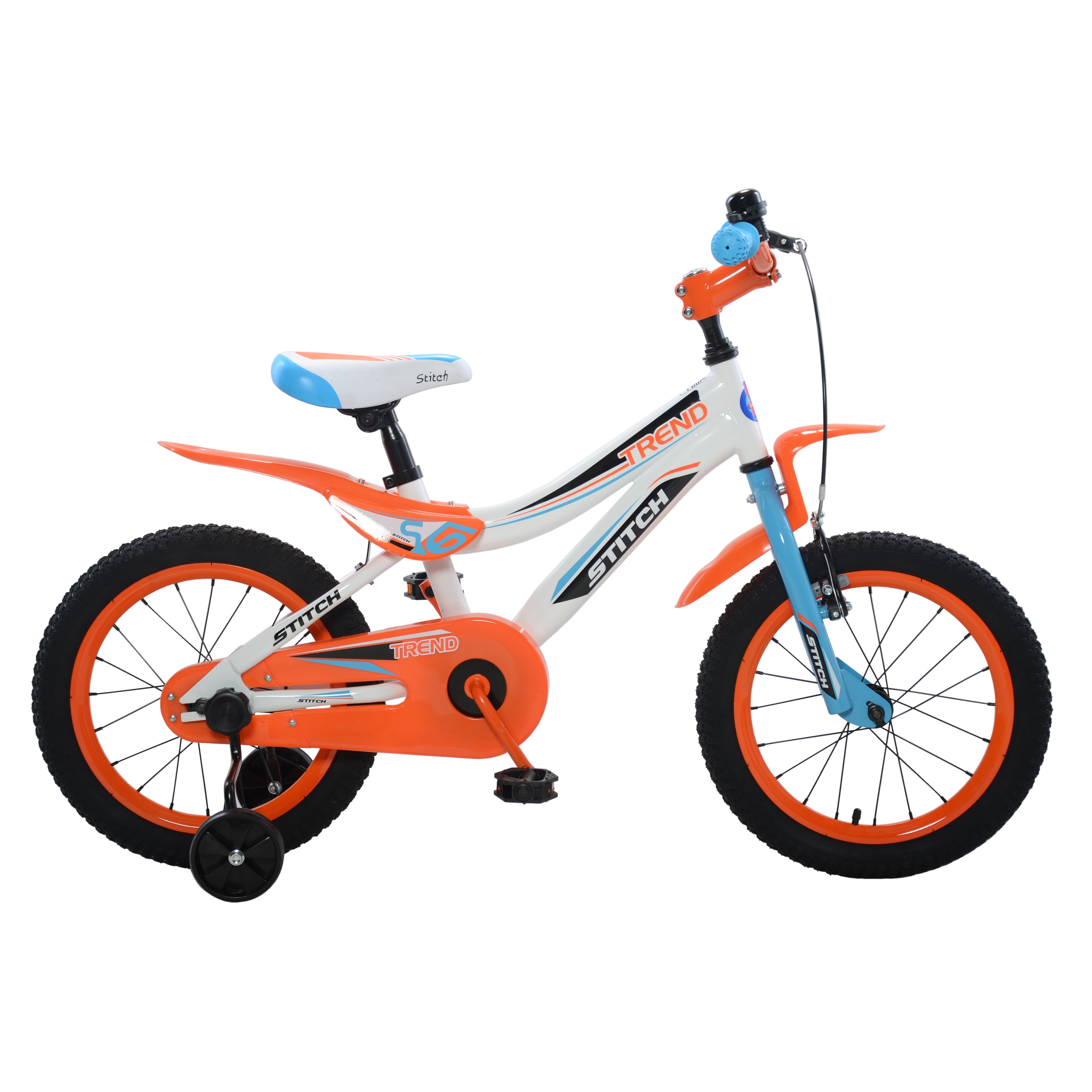 Stitch Trend Boy's Bike, Blue/Orange - Bed Bath & Beyond - 14951233