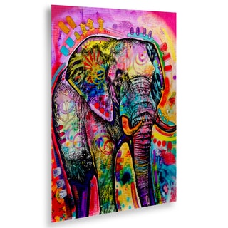 Dean Russo 'Elephant' Floating Brushed Aluminum Art - On Sale - Bed ...