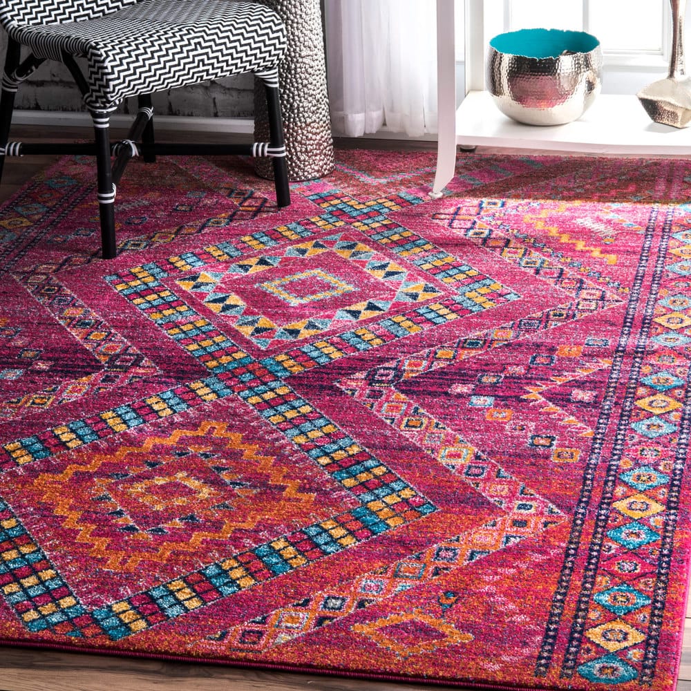 Nuloom Modern Luminous Diamond Trellis Area Rug