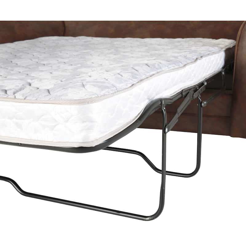 Alpine Brown Rustic Lodge Sleeper Sofa