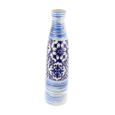 Extraordinary Ceramic Vase, Blue