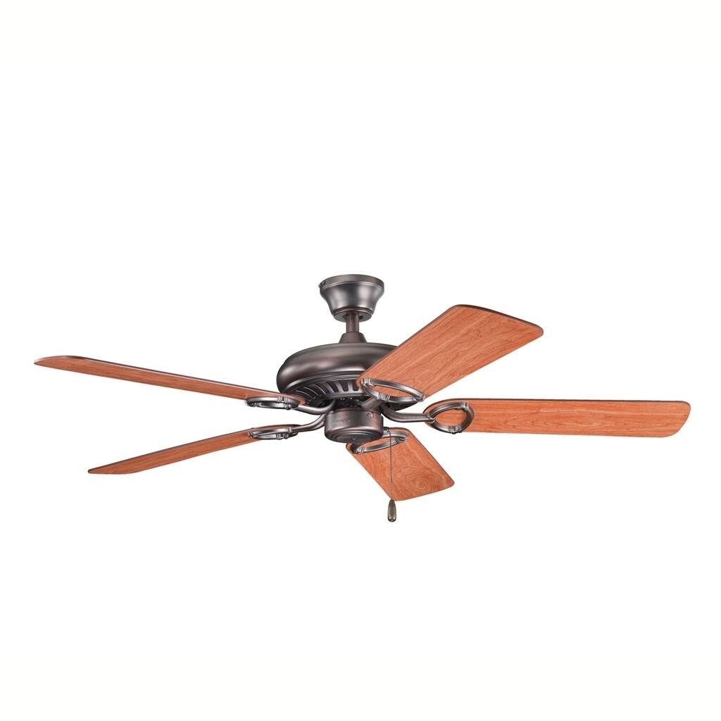 Kichler Lighting Sutter Place Collection 52-inch Oil Brushed Bronze Ceiling Fan - oil brushed bronze