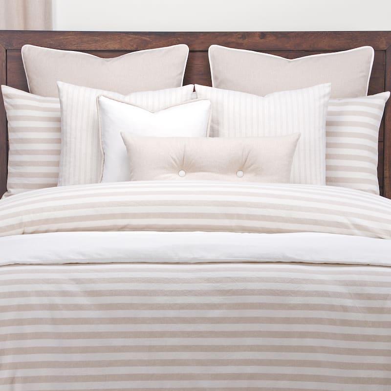 Siscovers Luxury Farmhouse Barley Cotton-Blend Cottage Down Alt Duvet Set