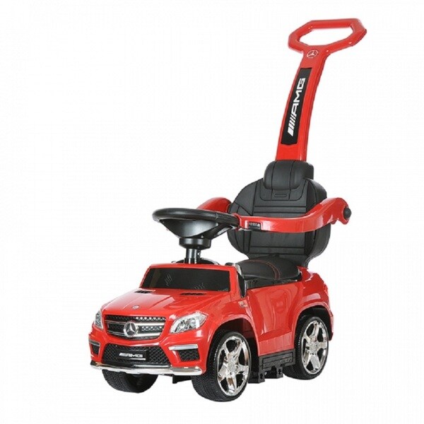 Best Ride On Cars Red 4-in-1 Mercedes Push Car - Overstock - 14987556