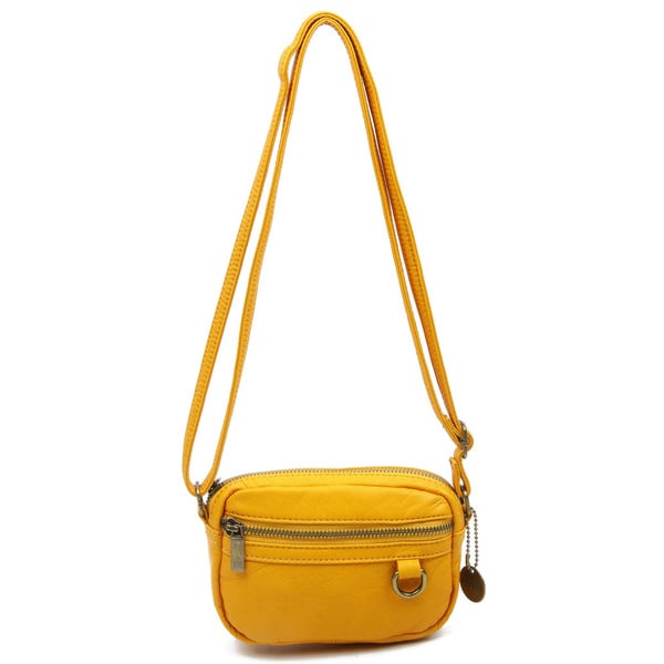Ampere Creations Caroline Faux Leather Mini Crossbody Handbag. Opens flyout.