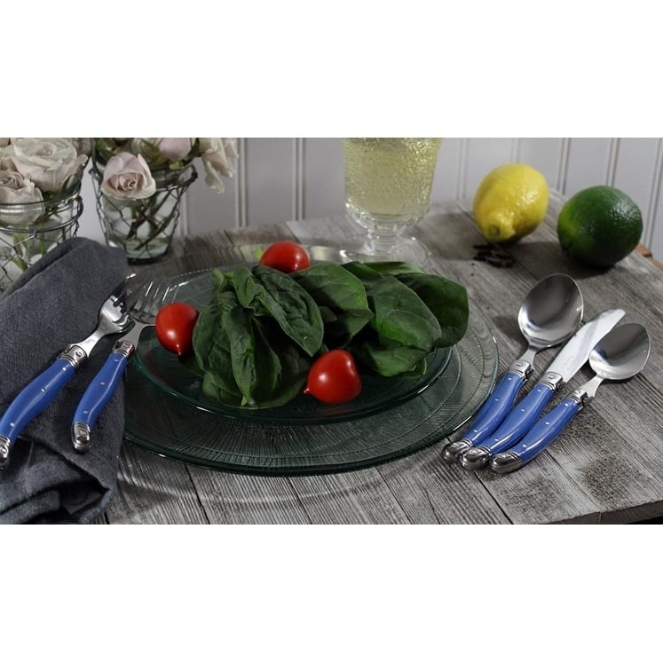 Laguiole French Blue 20-piece Flatware Set by French Home (Serves 4)