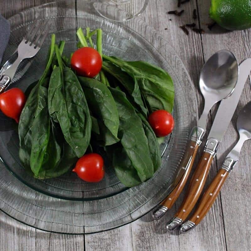 20-piece Laguiole Wood Grain Flatware Set by French Home