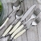 preview thumbnail 2 of 2, 20-piece Laguiole Faux Ivory Flatware Set by French Home (Service for 4)