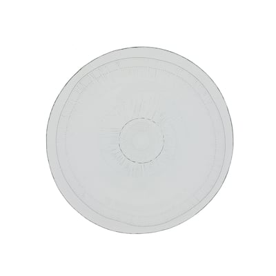 French Home Set of 4, 8-inch Ice Clear Birch Salad Plates