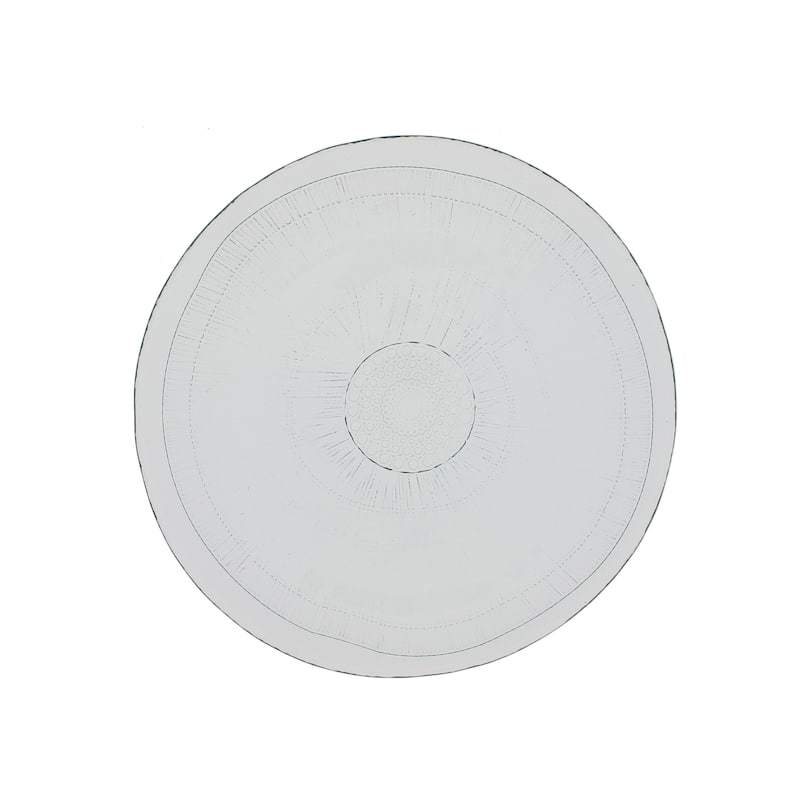 French Home Set of 4, 8-inch Ice Clear Birch Salad Plates