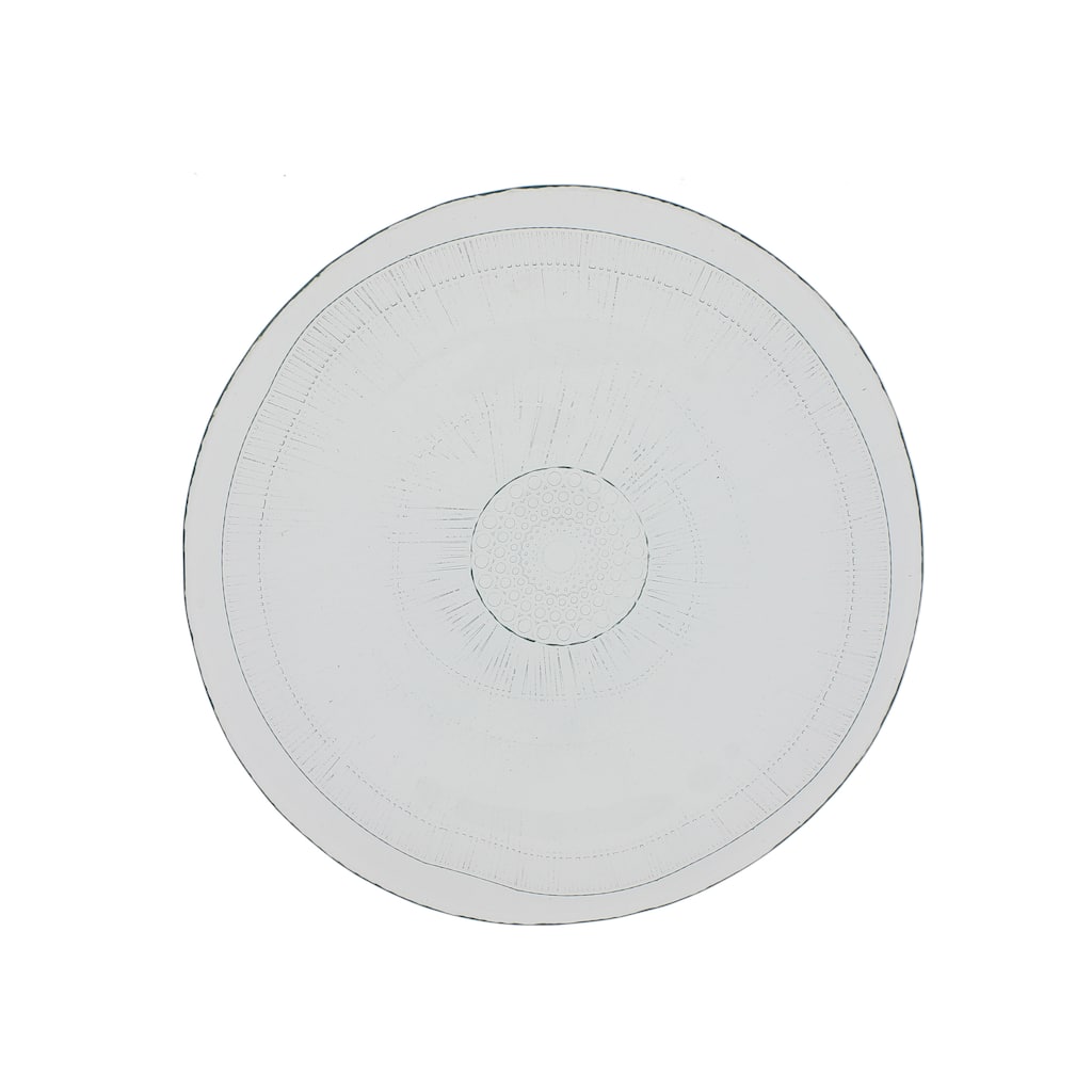 French Home Set of 4, 8-inch Ice Clear Birch Salad Plates
