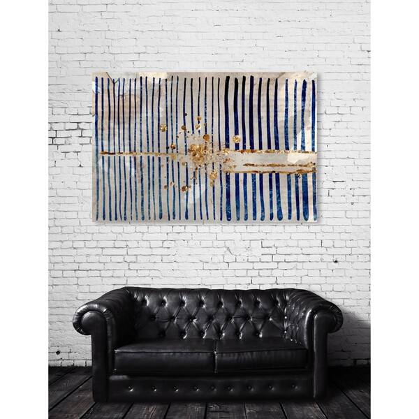 Oliver Gal 'Love Force Field' Abstract Wall Art Canvas Print - Blue ...