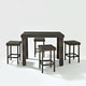 preview thumbnail 4 of 6, Crosley Palm Harbor 5 Piece Outdoor Wicker High Dining Set