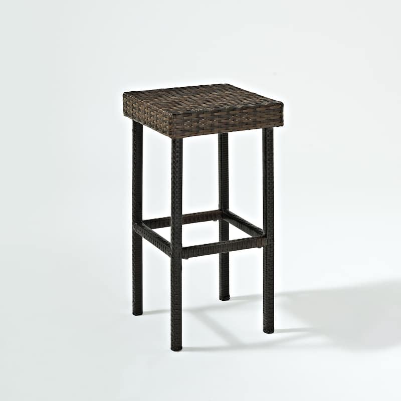 Palm Harbor 3 Piece Outdoor Wicker Bar Set - N/A