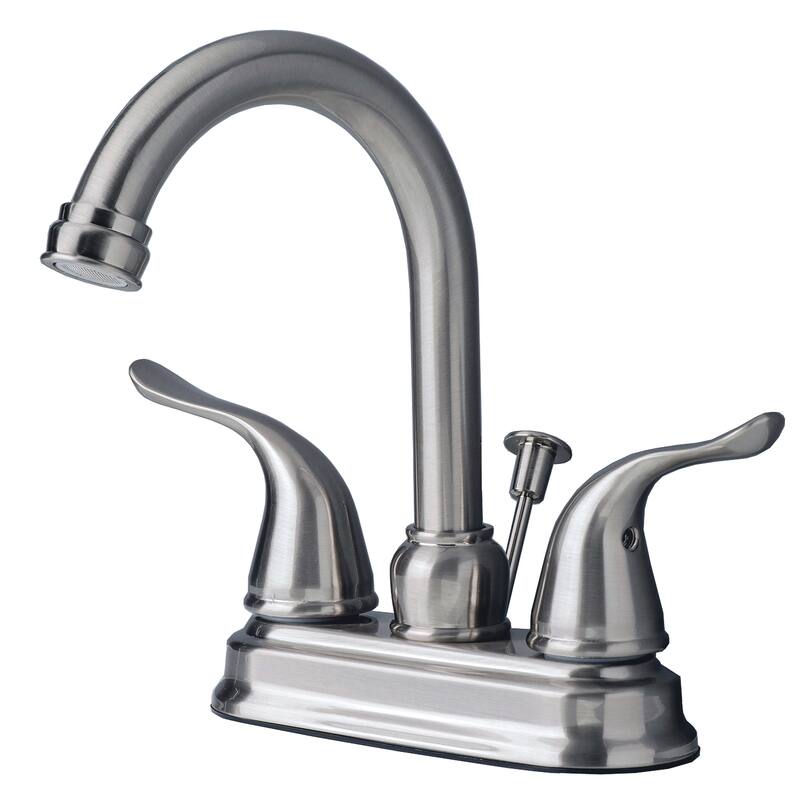 Laguna Brass 2020 Two Handle Centerset Lavatory Faucet with Pop-Up Drain