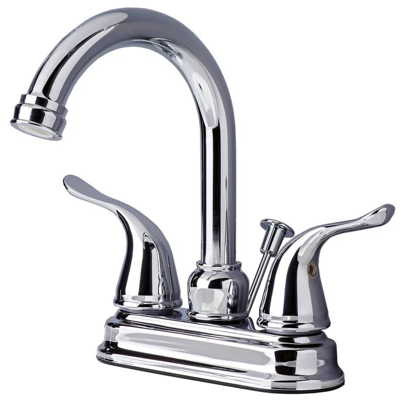 Laguna Brass 2020 Two Handle Centerset Lavatory Faucet with Pop-Up Drain