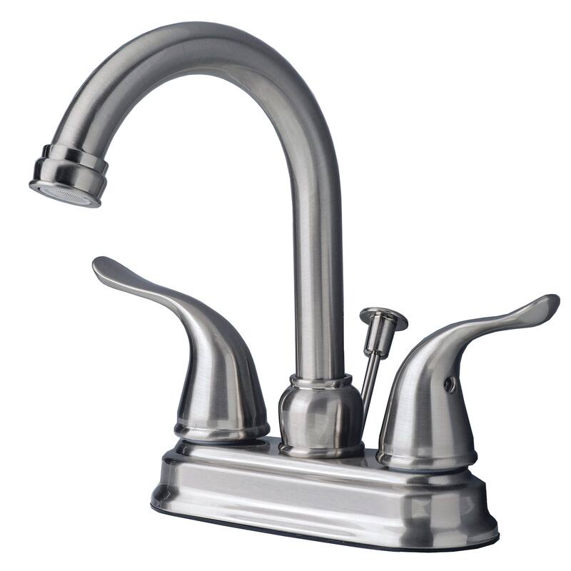 Laguna Brass 2020 Two Handle Centerset Lavatory Faucet with Pop-Up Drain