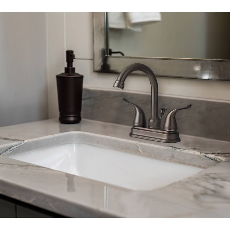 Laguna Brass 2020 Two Handle Centerset Lavatory Faucet with Pop-Up Drain