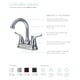 preview thumbnail 2 of 14, Laguna Brass 2020 Two Handle Centerset Lavatory Faucet with Pop-Up Drain