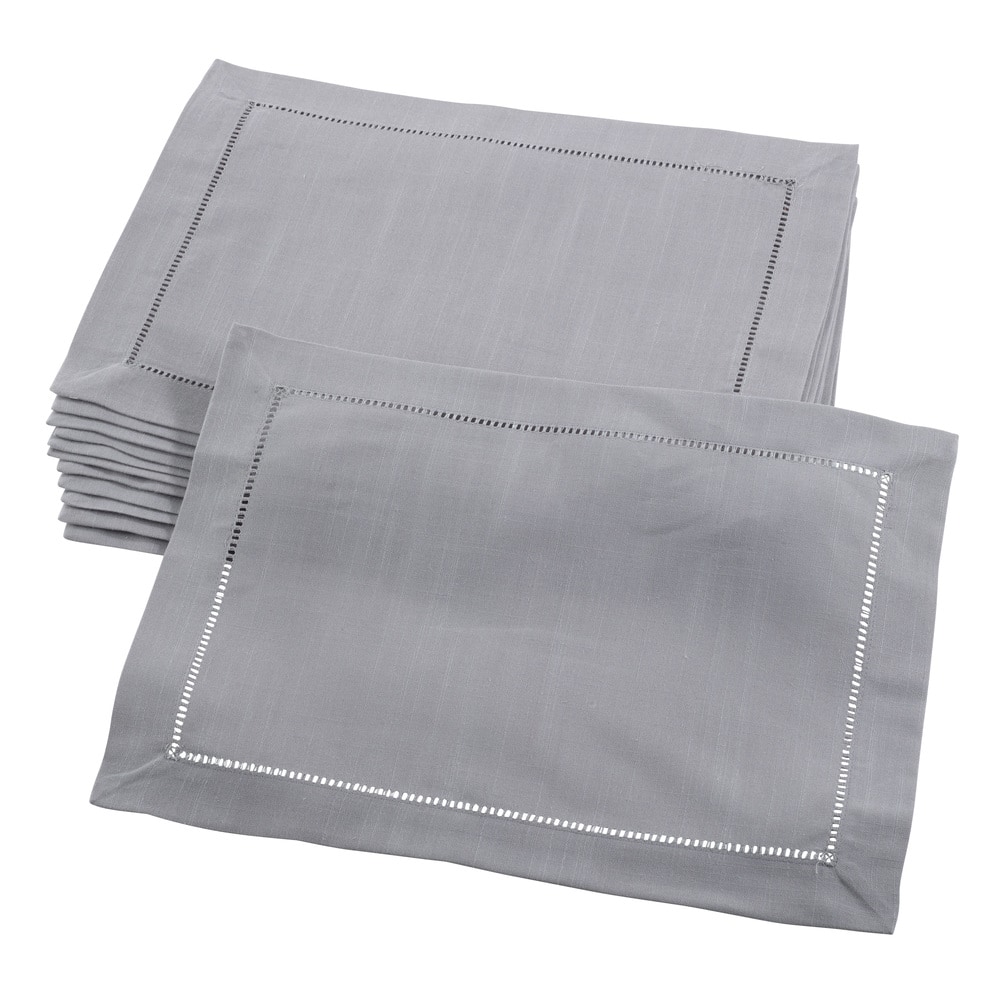 Rochester Collection Hemstitched Placemat (Set of 12)