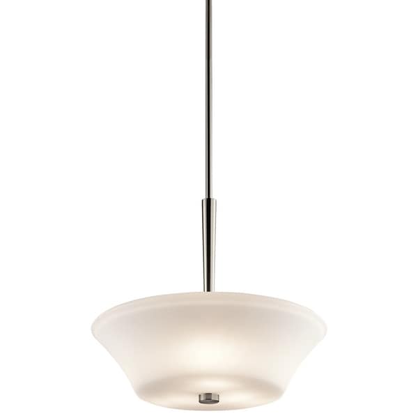 Brushed Nickel Pendant Light shop copper grove joshua 3 light brushed nickel pendant on sale free shipping today overstock 23511364