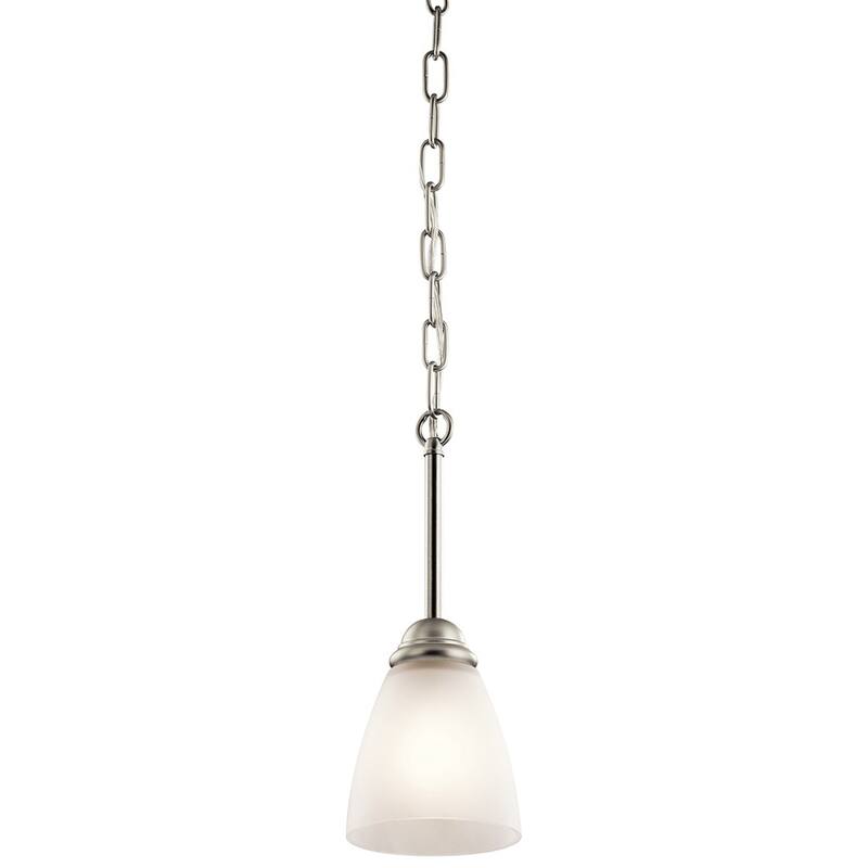 Kichler Lighting Jolie Collection 1-light Brushed Nickel Mini Pendant