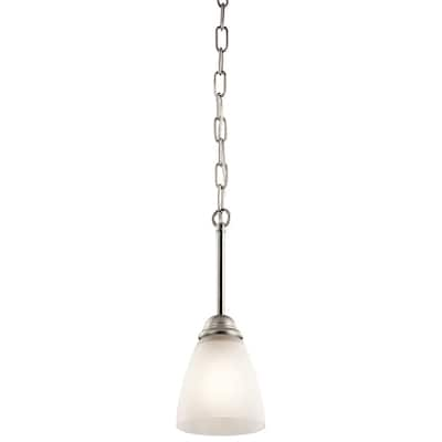 Kichler Lighting Jolie Collection 1-light Brushed Nickel Mini Pendant